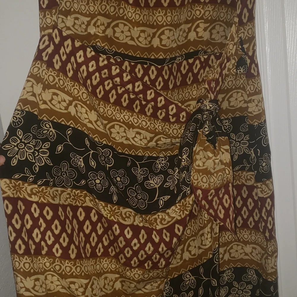 Vntg Spenser Jeremy 100% silk dress - Picture 4 of 11